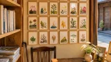 97歳作家が見せる新聞ちぎり絵の繊細さと温もり