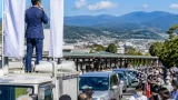 知事選陣営が28日に県内各地で集会・街宣 有権者接触が本格化