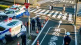 福井・敦賀市で交通取り締まり 交差点違反中心、事故多発区間で実施