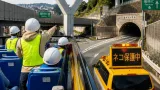 福岡都市高速を学ぶ親子ツアー、構造と安全対策を身近に