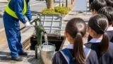 福島で応急給水訓練 耐震貯水槽の周知と児童参加進む