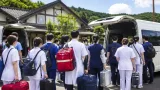 熊本地震支援に出発 福島の医師ら現地医療へ