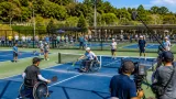 八王子で国内最大級ピックルボール大会 多世代と車いす選手が交流