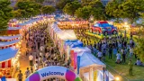 姫路・大手前公園で初の夜市 週末夜に市民で賑わう
