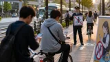 7月の自転車検挙155件 「ながらスマホ」が圧倒、若年層に対する指導強化が課題に