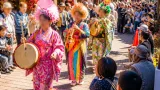 一宮・萩原商店街で「素人チンドン祭り」 地域に笑顔とにぎわい