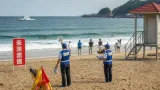 今井浜で注意喚起 海開き終了間近、県内水難15人に