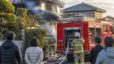 諫早・森山で住宅火災、約18分で鎮火 けが人なし