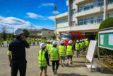 いわきの小学校で避難訓練実施 東京都北区の校舎火災受けて安全対策を強化