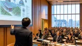 いわきで技術講演 自走式ロープウェー開発が地域にもたらす可能性
