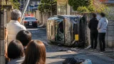 盗難車で中学生2人が覆面パトカーと衝突