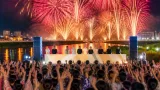 金沢・犀川で「北國花火」ラブライブ！コラボが夜空を彩る