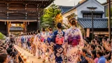 川越・蓮馨寺で浴衣ファッションショー 市長も参加、伝統文化を発信