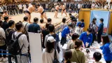 川口・アリオで湊部屋力士の稽古披露と取り組み体験開催