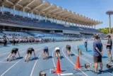 川崎で富士通陸上部が地域向けイベント 等々力で初の記録会・教室
