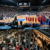 有明での国際強化試合 日本が韓国に20点差の快勝