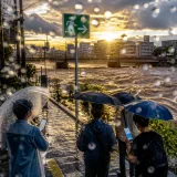 盛岡市付近で1時間約100ミリ 記録的短時間大雨の警戒