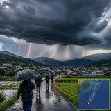 台風通過後も変わりやすい天候、雷雨と17号の動向に注意