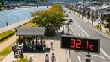 10月中旬に真夏日が続発 江川崎は32.1℃を観測