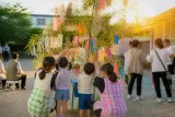 郡山・希望ケ丘こども園で七夕祭り 園児ら短冊に未来の願い