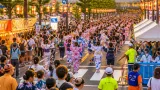 郡山の夏の風物詩「うねめまつり」 浴衣姿でにぎわう駅前通り