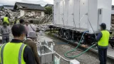 倉敷市がトイレトレーラーを熊本に派遣、被災者の生活支援へ