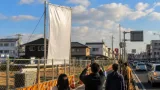 久留米・善導寺にアミューズメント施設建設計画、旧パチンコ跡地に看板掲示