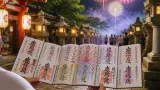 御朱印を集めて花火絵を完成 前橋の8神社が連携
