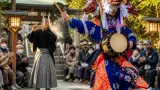 松戸・上本郷の三匹獅子舞が世代をつなぐ奉納舞