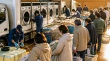 洗濯乾燥機を派遣 八代の避難所支援
