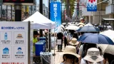 猛暑続く宮崎県、名物かき氷に列 熱中症対策が喫緊の課題