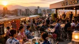 盛岡バスセンター屋上で夏のビアガーデン 音楽と地元店が集結