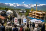 長野・白馬村長選 告示で観光開発と暮らしの対立鮮明に