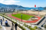 長崎市、下水処理場跡地を陸上トラック備えた多目的広場に