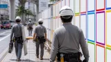 那覇で知事選ポスター掲示板の設置始まる、投票日まで地域活動に影響
