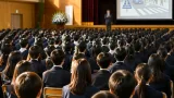 大垣・西中で遺族が語る「命の大切さ」 通学安全と思いやりを育む授業