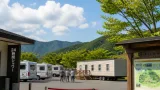 大垣の車中泊パークが本格稼働 上石津でトレーラーハウス設置