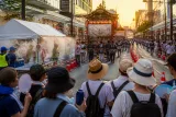 鹿児島・天文館で「おぎおんさぁ」本祭 前倒し開催で夏の風物詩続く