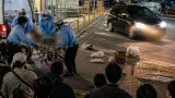 歩道で高齢女性がはねられ重傷 大分市でひき逃げ容疑の捜査