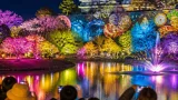岡山の名所、夜景で彩る「幻想庭園」と「烏城灯源郷」開幕
