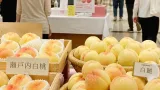 岡山高島屋で白桃フェア、県産品の即売と抽選会を実施