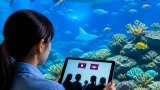 沖縄美ら海水族館、海外の子どもへ遠隔授業を実施