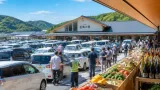 道の駅「邑南の里」開業1年 地域産品の流通と週末の駐車難が課題に