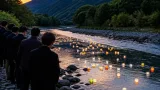 御巣鷹の麓で灯籠流し 遺族が41年目の追悼を実施