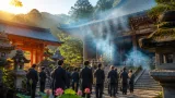 大津・三井寺で原爆投下を慰霊 市民が平和と核廃絶を祈念