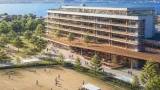 大津市が新庁舎基本イメージ公開 市民デッキ設置で交流機能を強化