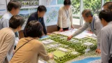 大津、皇子山公園予定地の新庁舎で住民と意見交換進む