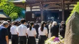 大月空襲から81年、遺族や高校生が参列し犠牲者を追悼
