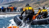 羅臼で海面救助員を目指す若き海上保安官の訓練と地域の備え
