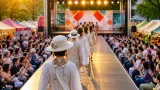 鯖江でTGC連携のファッションショー、眼鏡と学生作品がランウェイで融合